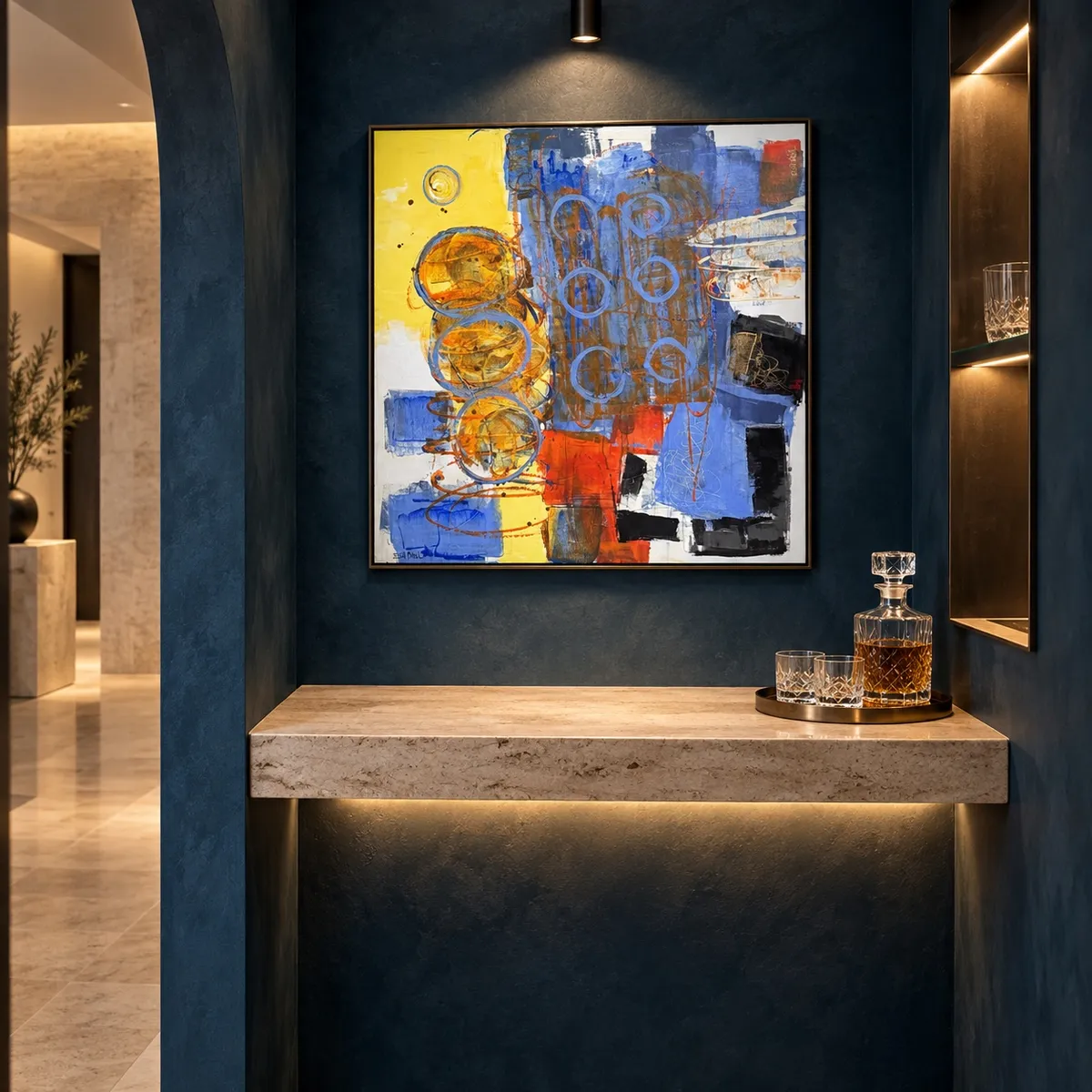 Inmersión II shown in a second interior space