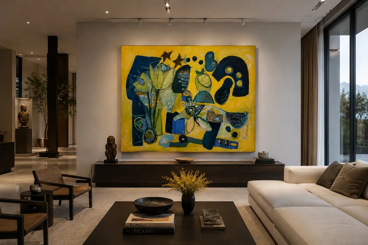 Solentiname shown in an interior space